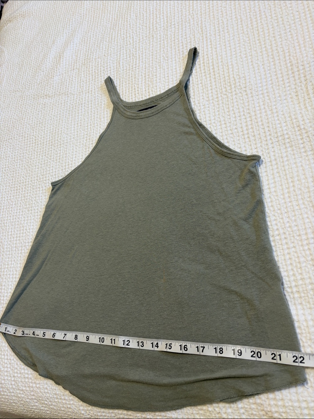 Abercrombie and fitch sage green tank top size medium - Picture 4 of 9
